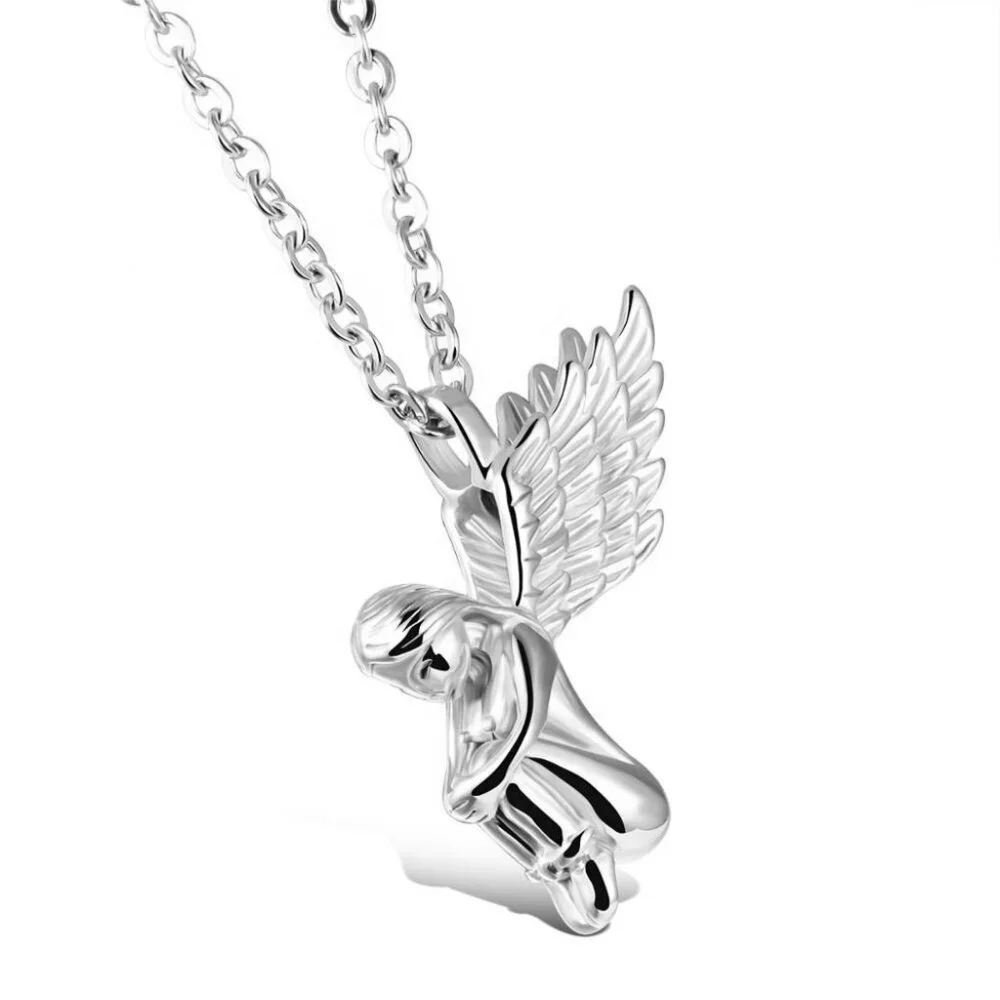Saint Girl Angel Necklace for Men/Women, BL55590020